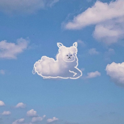 超可爱的高清萌翻天云朵头像图片